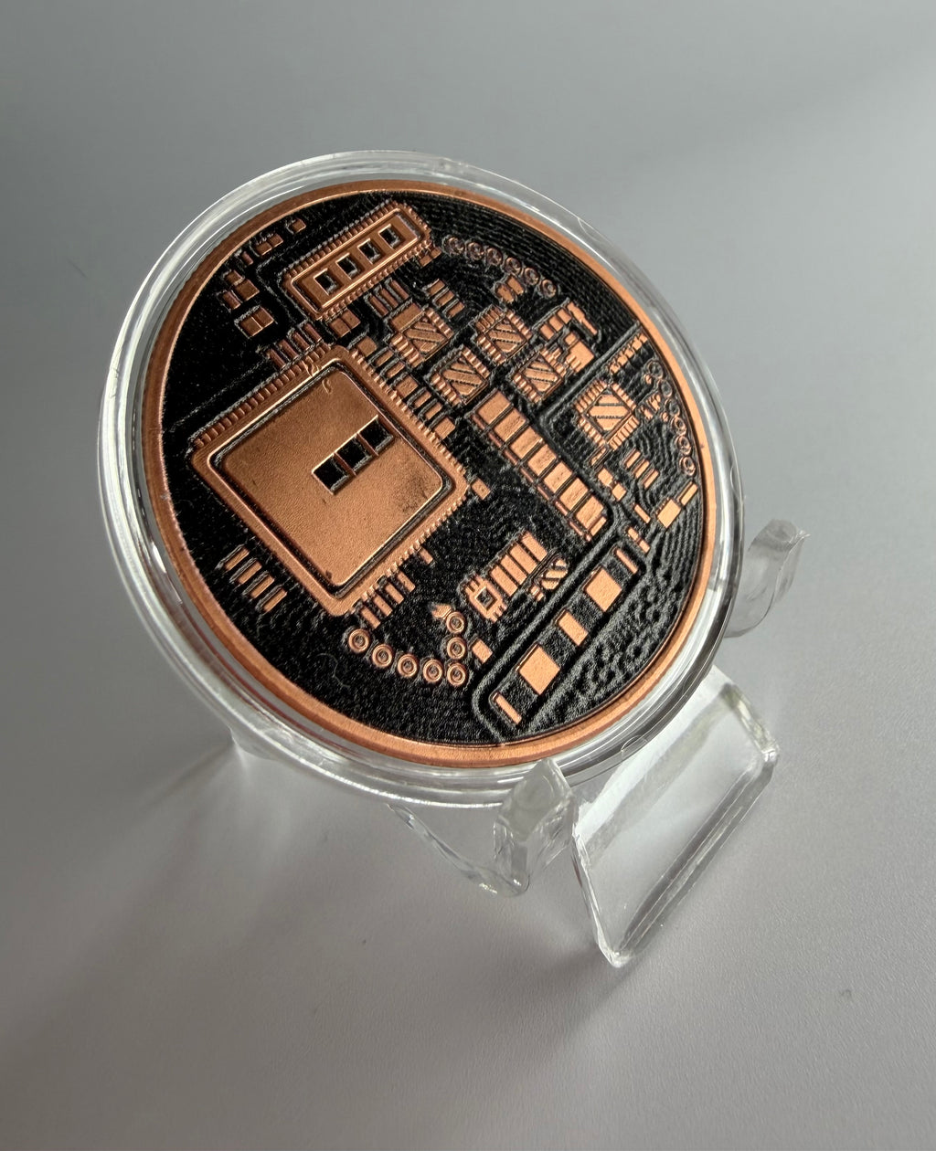 1 oz Kupfermünze „Bitcoin“ – .999 Fine Copper
