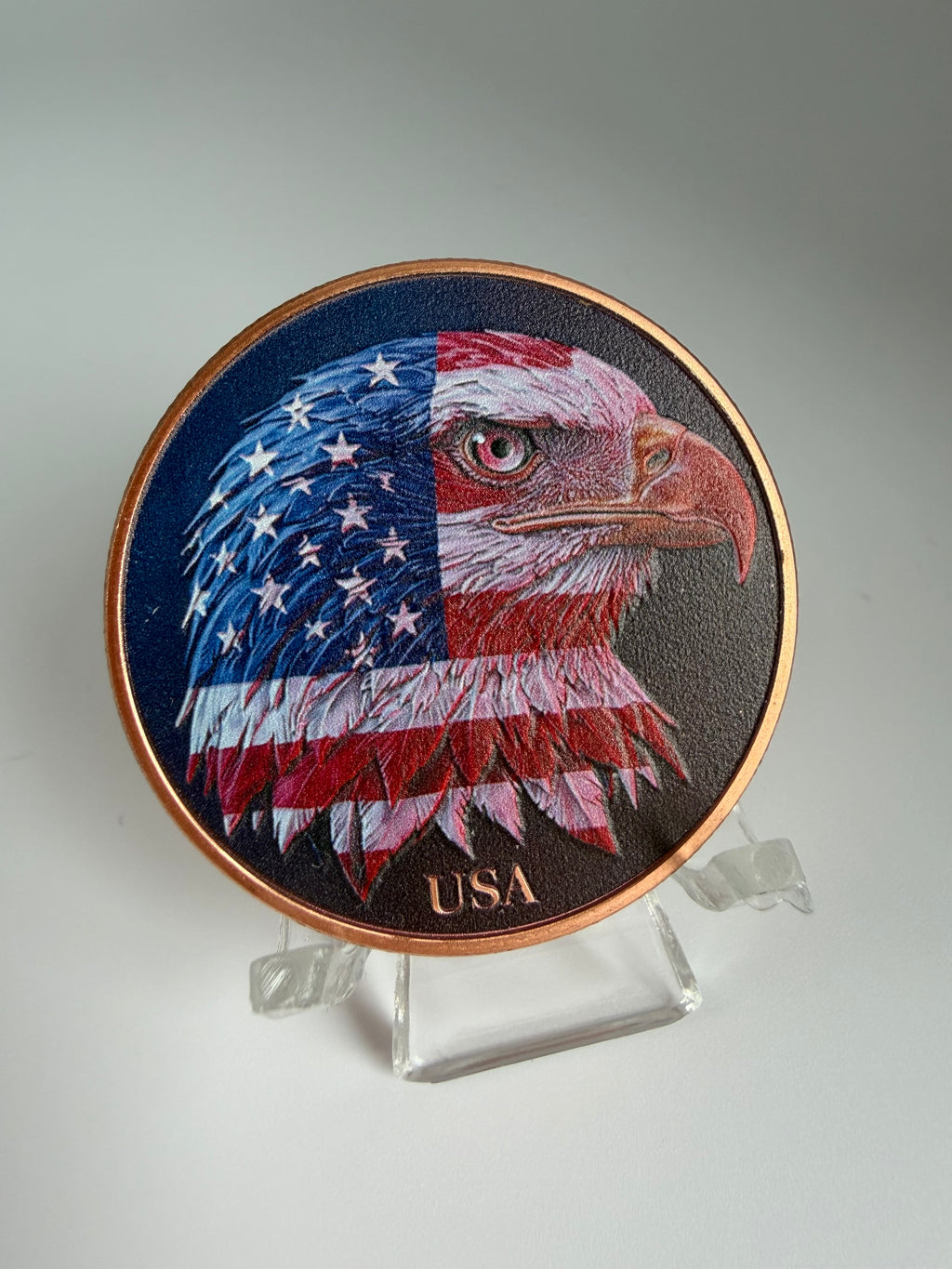 1 oz Kupfermünze Adler USA 999 Fine Copper