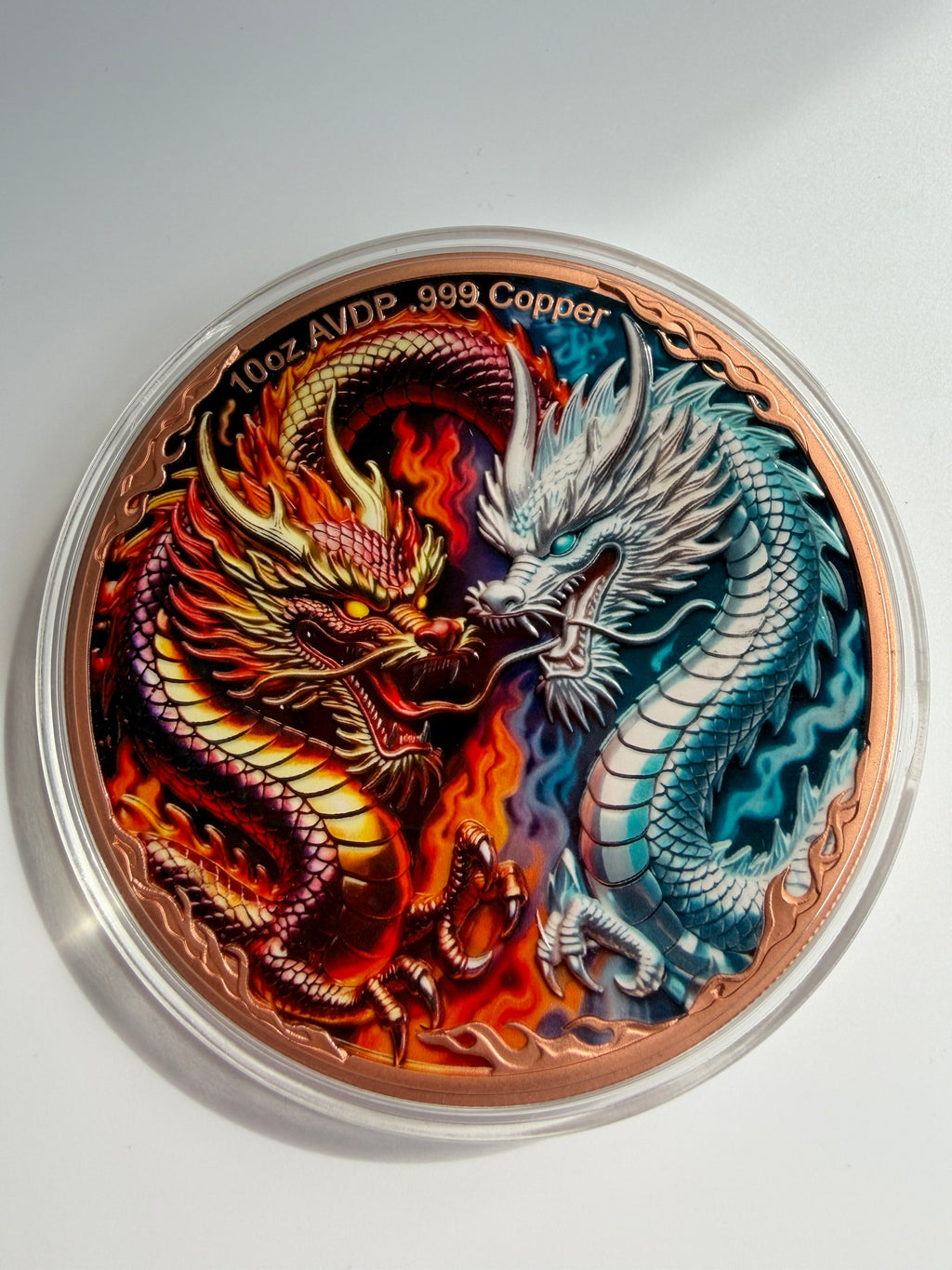 10 oz .999 Feinkupfer Kupfermünzen – Drachen Edition