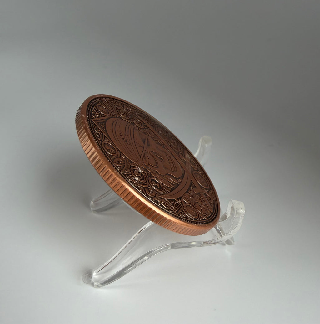 1 oz Kupfermünze Piratenmotiv - .999 Fine Copper