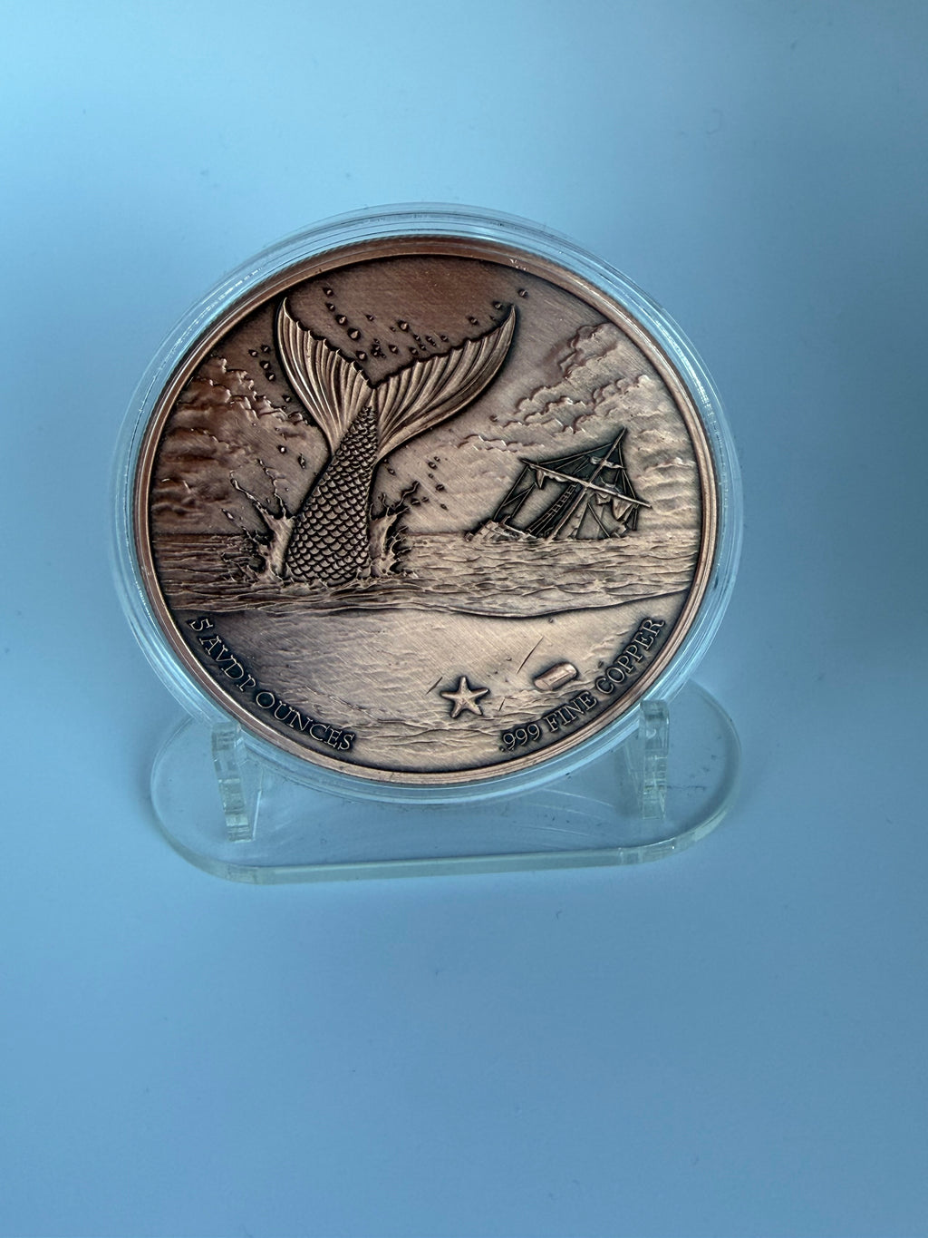 5 oz Kupfermünze Meerjungfrau 999 Fine
Copper