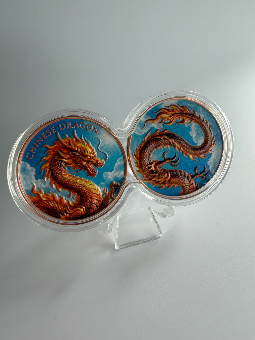 Chinese Dragon - Tag & Nacht Edition | 2 x1oz Kupfermünzen