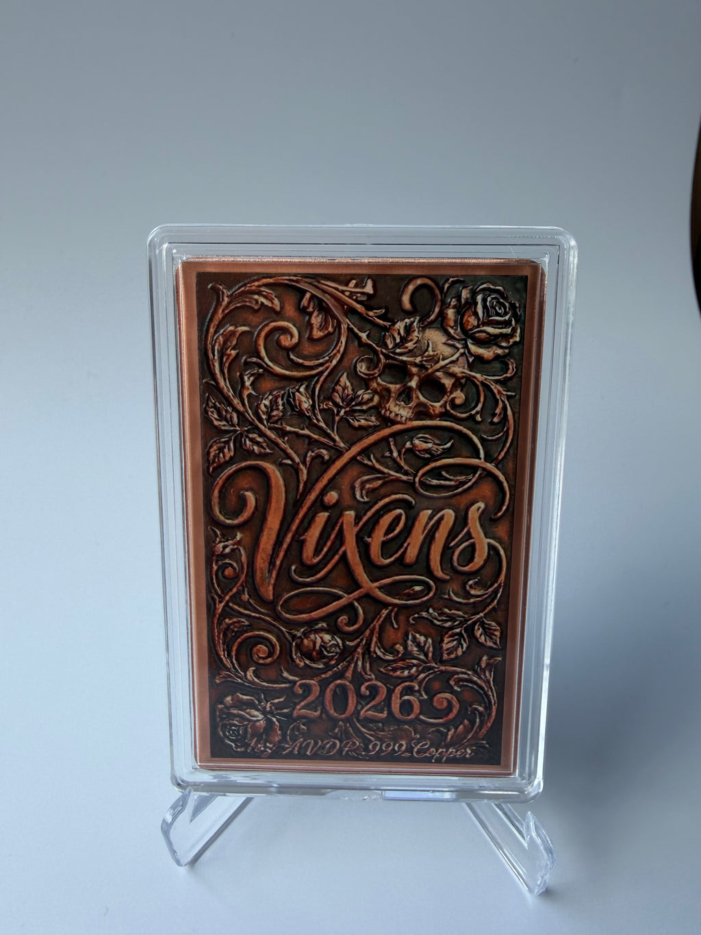 1oz Limitierte Kupfermünze / Sammlerkarte
"Dunkle Zauberin"