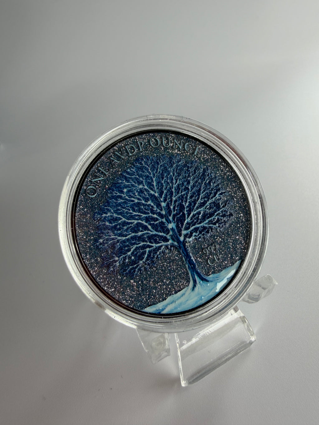 1oz Fine Copper Sammlermünze - Winter
Edition mit Diamant-Effekt