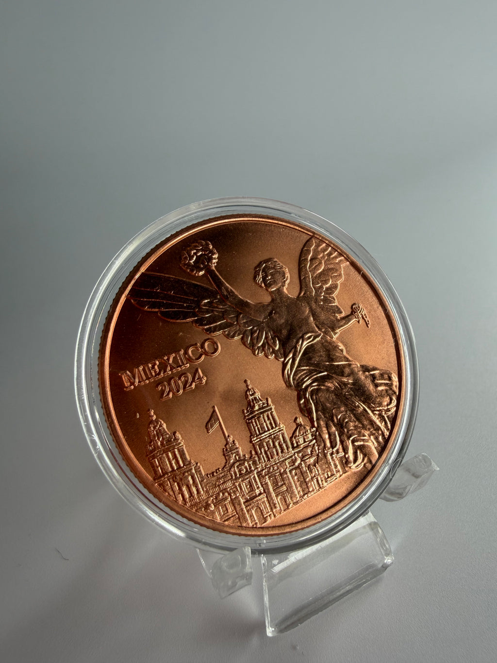 1 oz Kupfermünze „Mexico 2024“ – Libertad Motiv aus .999 Kupfer