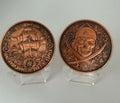 1 oz Kupfermünze Piratenmotiv - .999 Fine Copper