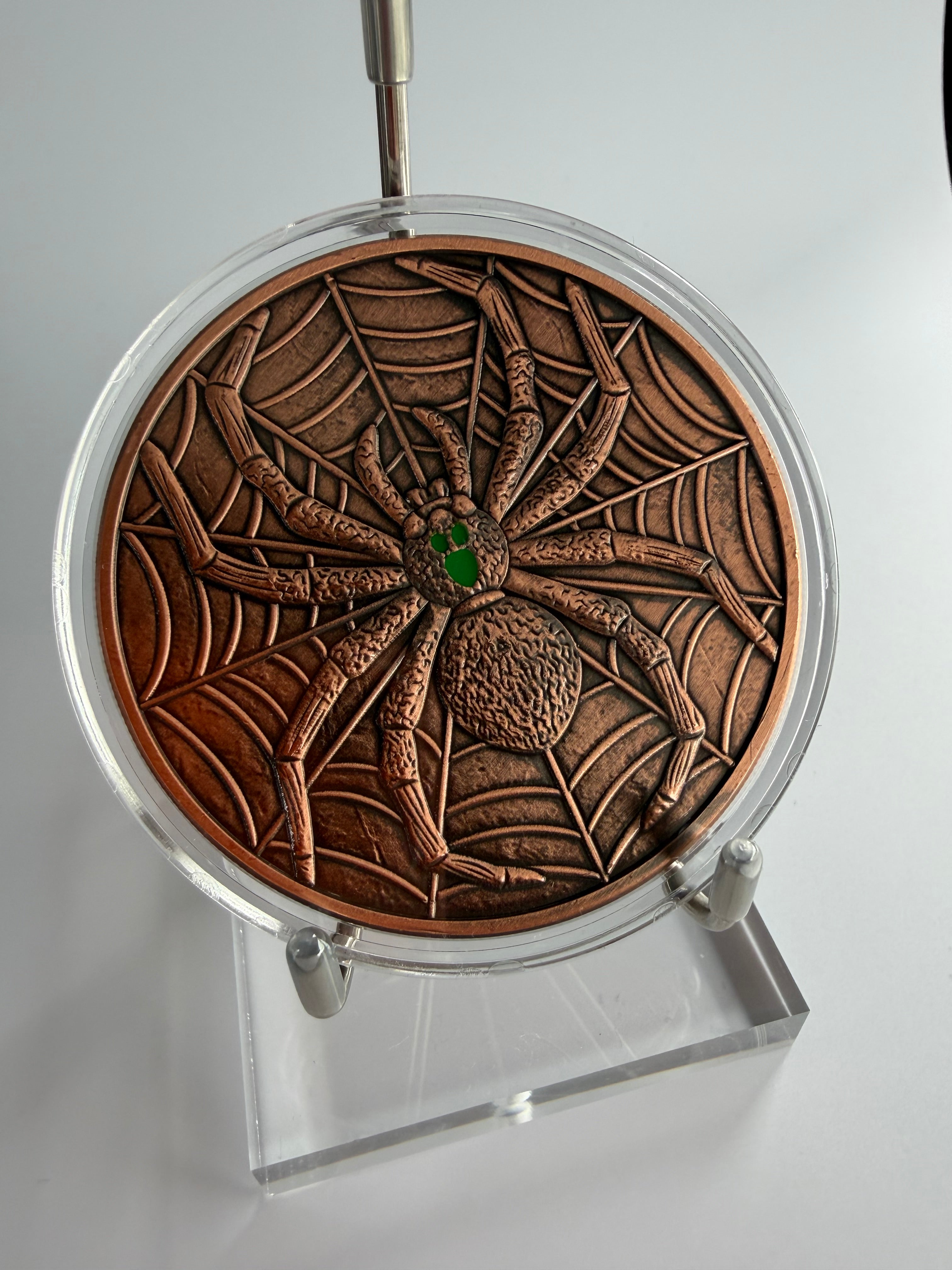 5 oz Kupfermünze „Spider" 999 Fine Copper