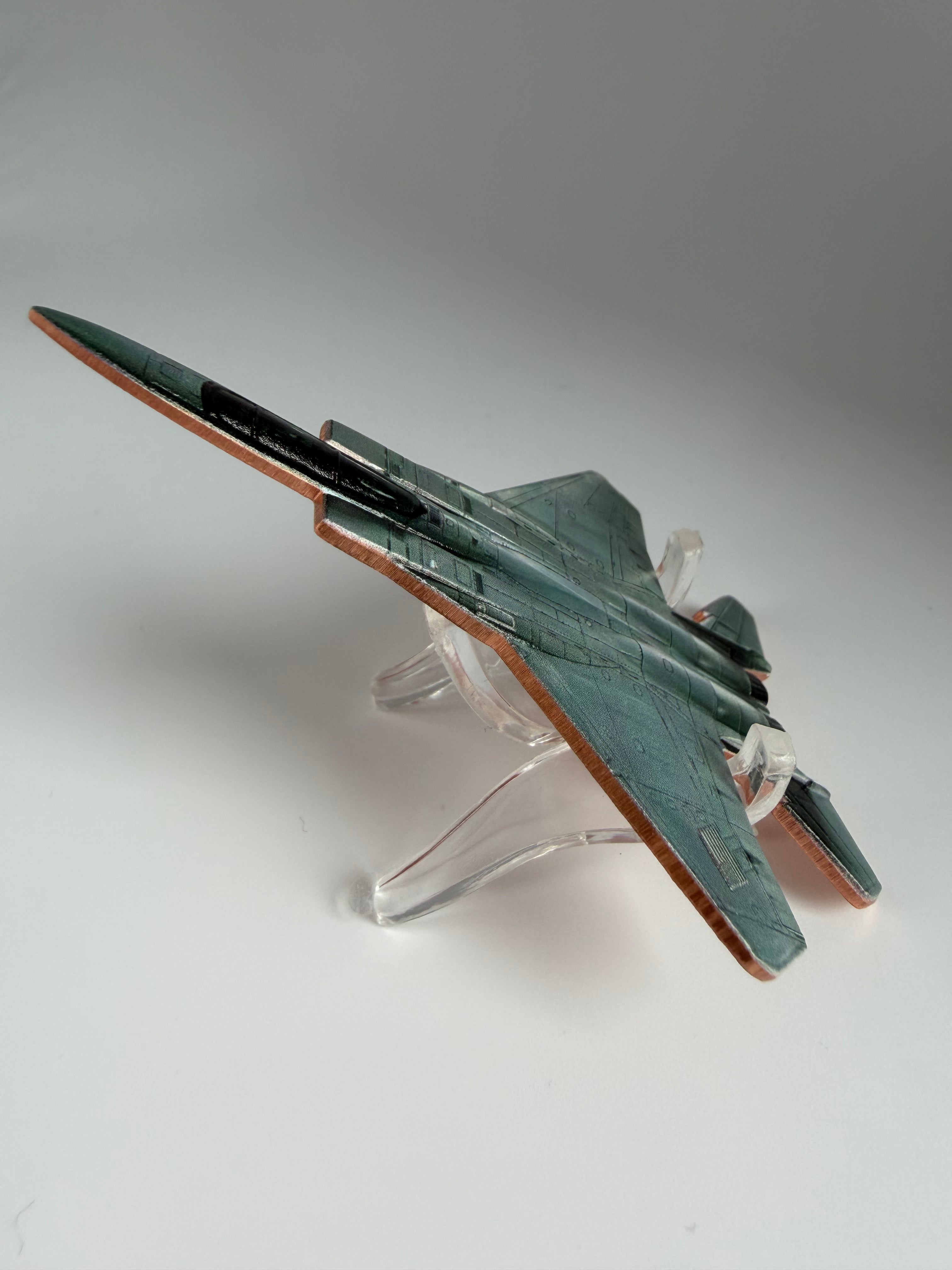 F-15 Eagle - 1oz Kupfermünze in außergewöhnlicher Jet-Form